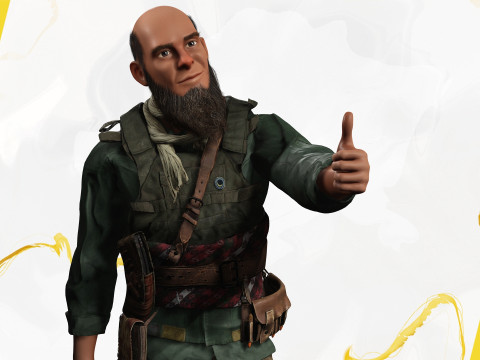 Wildlands Survivalis terrorist Mercenary 3D Model