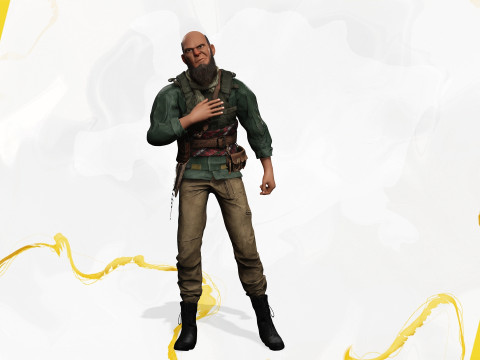 Wildlands Survivalis terrorist Mercenary 3D Model