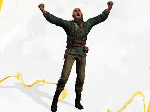 Wildlands Survivalis terrorist Mercenary 3D Model