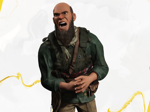 Wildlands Survivalis terrorist Mercenary 3D Model