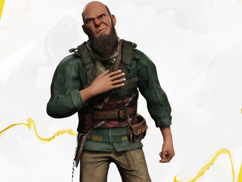 Wildlands Survivalis terrorist Mercenary 3D Model