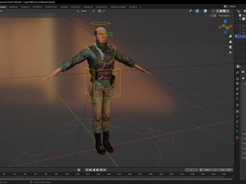 Wildlands Survivalis terrorist Mercenary 3D Model