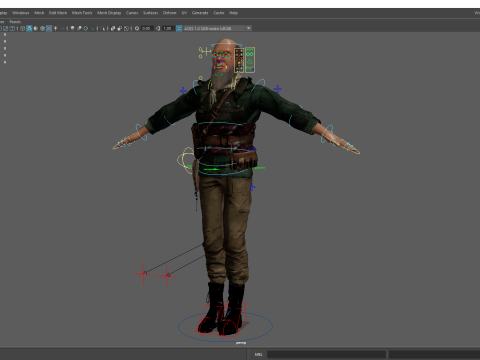 Wildlands Survivalis terrorist Mercenary 3D Model