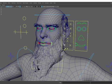 Cartoon Imam Spiritual Leader Muslim Religious 3D Model
