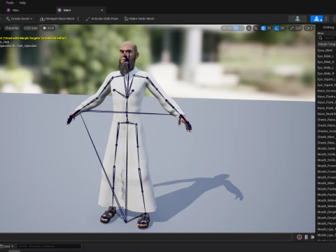 Cartoon Imam Spiritual Leader Muslim Religious 3D Model
