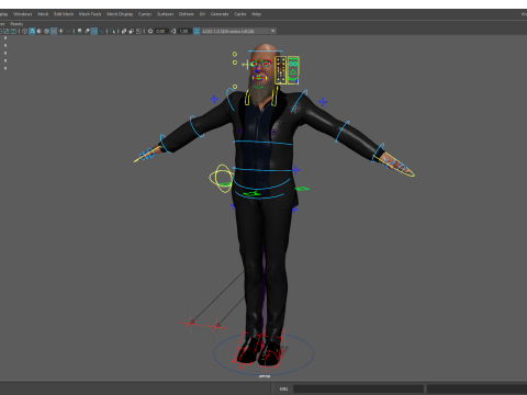 Modern Muslim Leader Stylized Businessman Model 3D