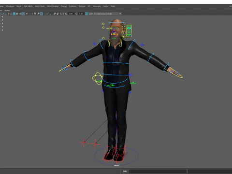 Modern Muslim Leader Stylized Businessman 3D Model