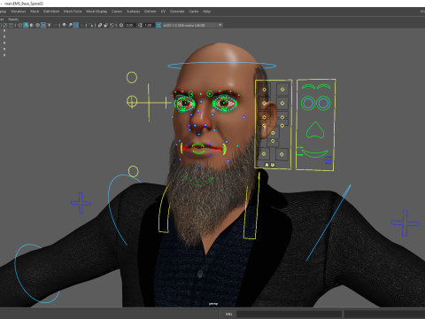 Modern Muslim Leader Stylized Businessman Model 3D