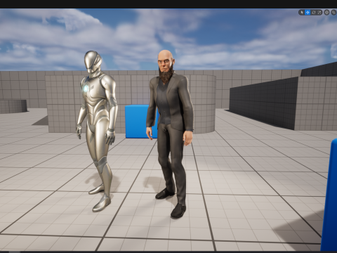 Modern Muslim Leader Stylized Businessman Model 3D