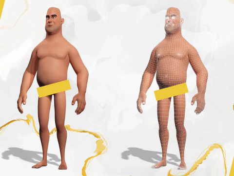 Security Guard Agent Policeman 3D Model