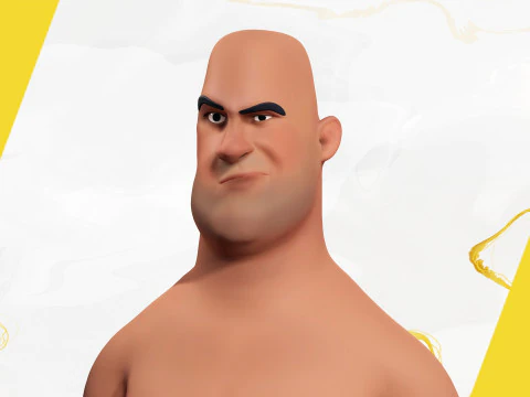 Security Guard Agent Policeman 3D Model