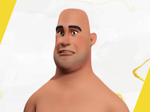 Security Guard Agent Policeman 3D Model