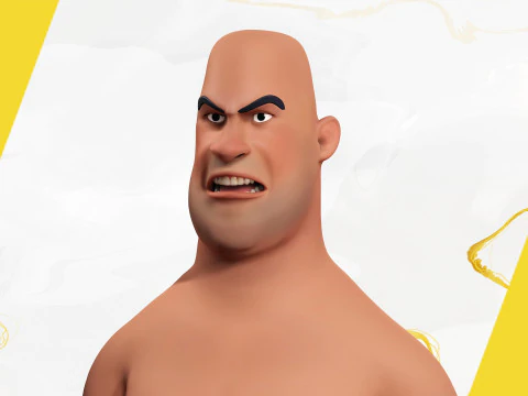 Security Guard Agent Policeman 3D Model