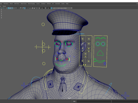 Adolf Hitler Cartoon 3d 3Dモデル