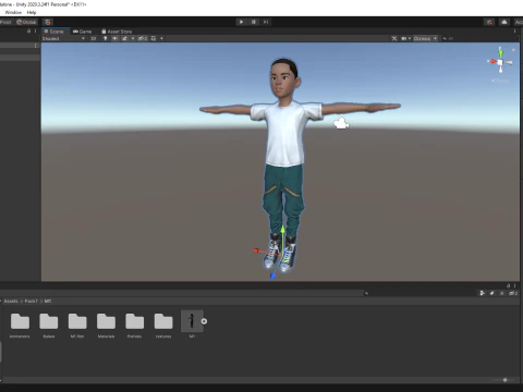 Afro boy toon cartoon Black Male stylized 3D Model