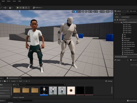 Afro boy toon cartoon Black Male stylized 3D Model