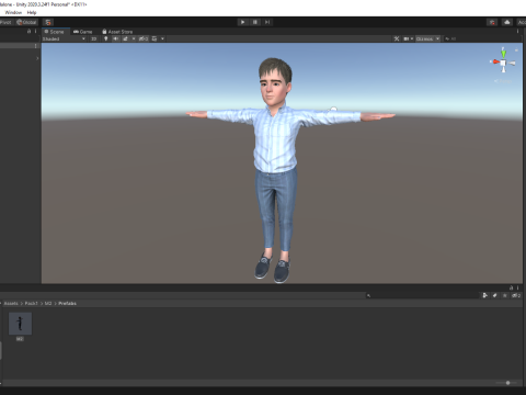 Classic Toon Guy Cartoon Male 3D Model