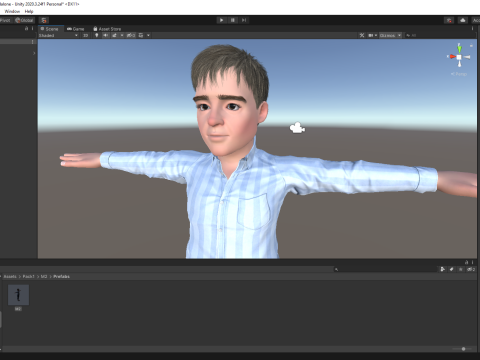Classic Toon Guy Cartoon Male 3D Model