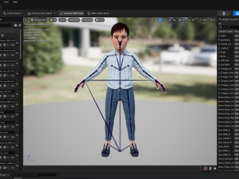 Classic Toon Guy Cartoon Male 3D Model
