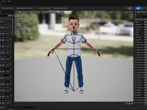 Brother Cartoon Young Teen Low-poly Model 3D