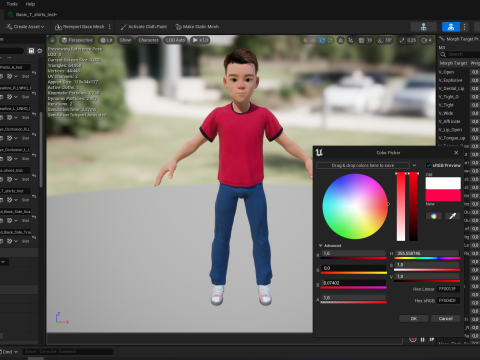 Brother Cartoon Young Teen Low-poly Model 3D