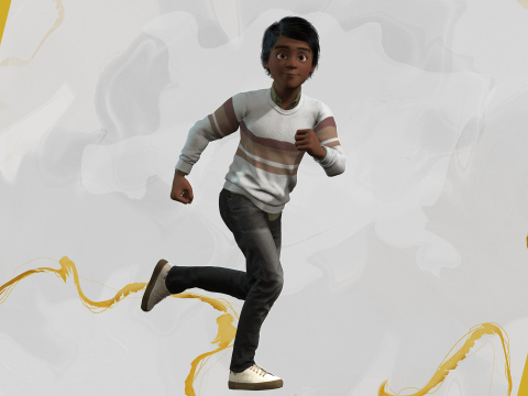 Indian Toon Cartoon Male Modelo 3D