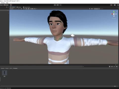 Indian Toon Cartoon Male 3D Model