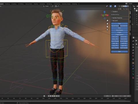 Brother Toon 3D Model