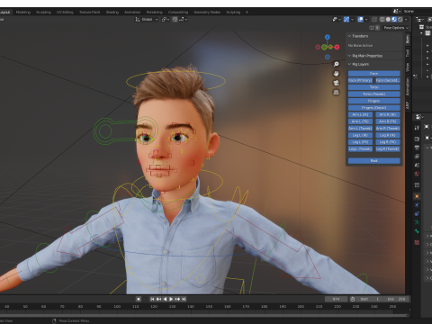 Brother Toon Model 3D