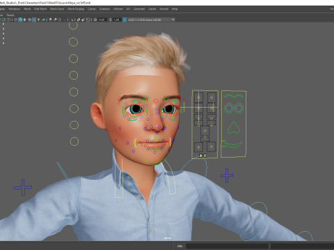Brother Toon Model 3D