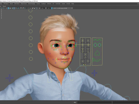 Brother Toon 3D Model