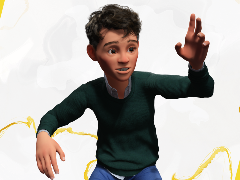 Boyfriend Cartoon Man 3D Model