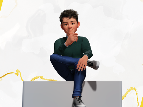 Boyfriend Cartoon Man 3D Model