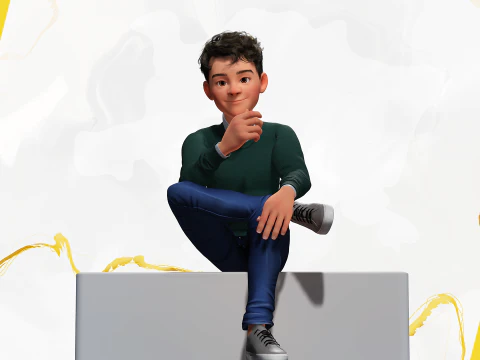 Boyfriend Cartoon Man 3D Model