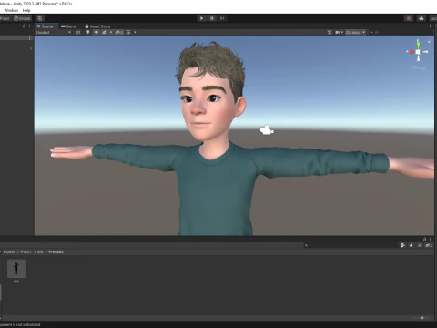 Boyfriend Cartoon Man 3D Model