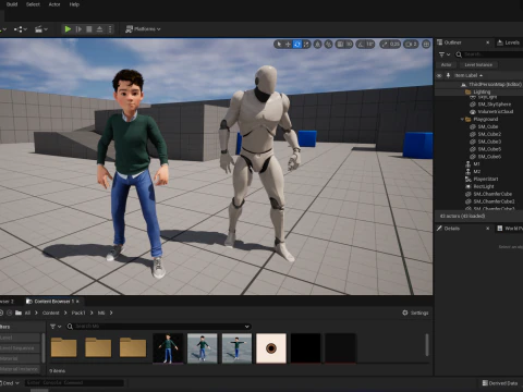 Boyfriend Cartoon Man 3D Model