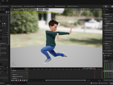 Boyfriend Cartoon Man 3D Model