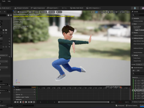 Boyfriend Cartoon Man 3D Model