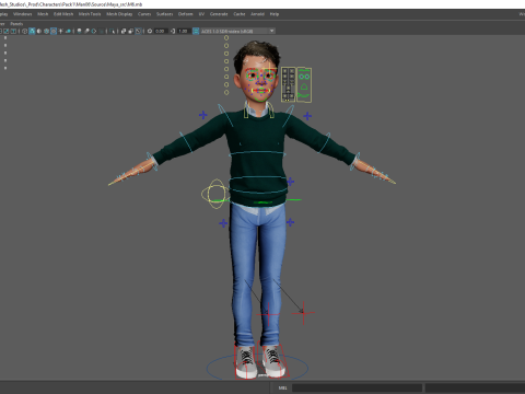 Boyfriend Cartoon Man 3D Model