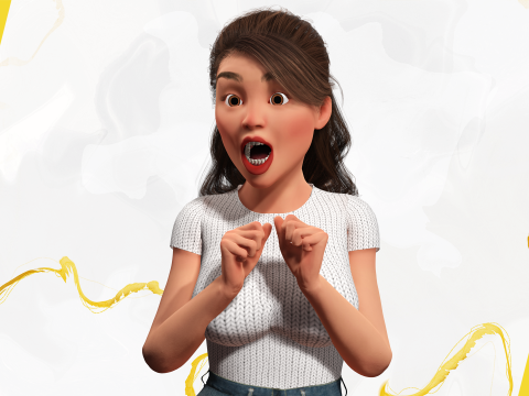 Sexy Girl Toon Woman 3D मॉडल