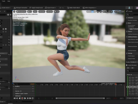 Sexy Girl Toon Woman 3D Model