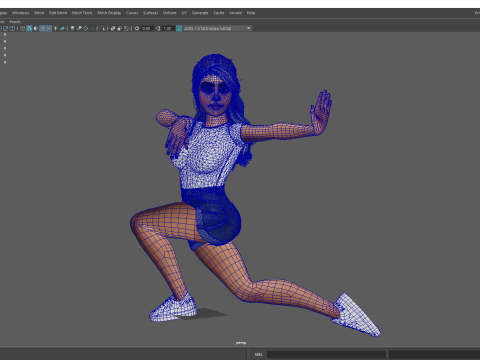 Sexy Girl Toon Woman 3D मॉडल