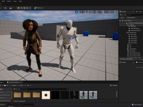 Classic Afro - Cartoon Black African Woman 3D Model