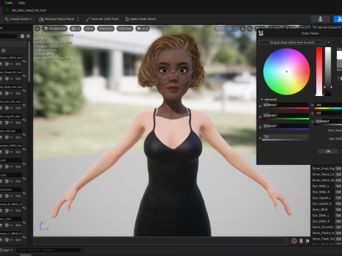 Stylized Cartoon Woman Toon girl 3Dモデル