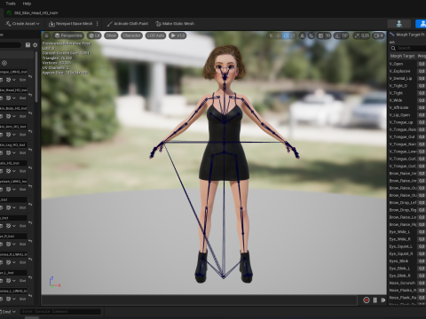 Stylized Cartoon Woman Toon girl 3Dモデル