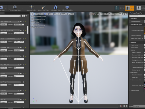 Prestige Realistic stylized cartoon Female Modello 3D