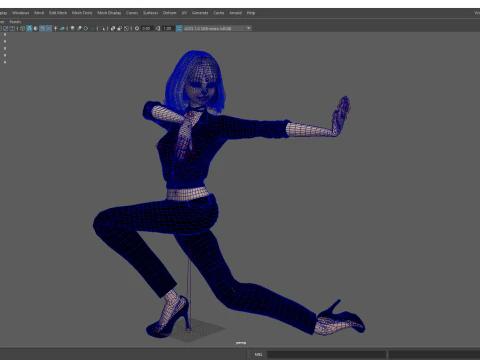 Prestige Asian girl Woman RealTime japanese korean Chinese 3D Model