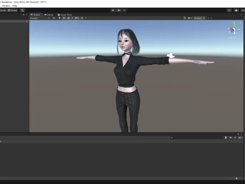 Prestige Asian girl Woman RealTime japanese korean Chinese 3D Model