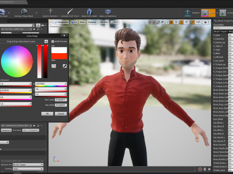 Classic Cartoon Man Rigged model RealTime Male 3D toon 3D Model