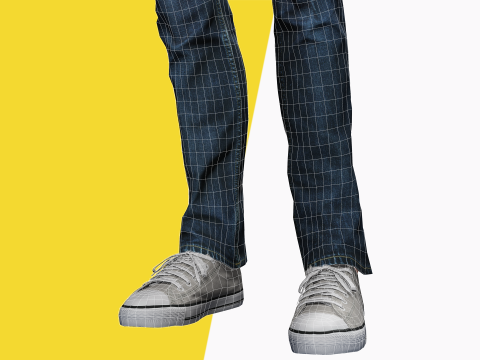 Father Cartoon Man Rigged RealTime Male 3D Model
